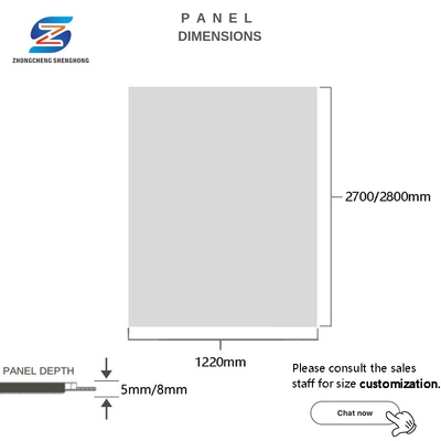 Ποιότητα 5mm PVC Wall Panels Moisture-Proof Eco-Friendly for Home Decor εργοστάσιο