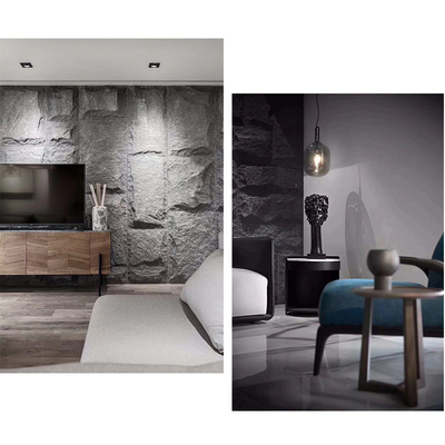 品質 PU Stone Skin Wall Tiles 3D Hollow Brick Decorative Panel 工場