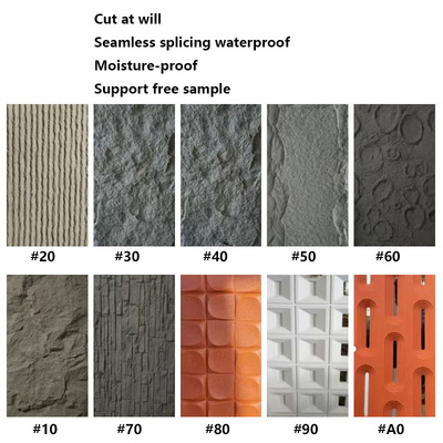 Calidad Black PU Stone Wall Panel for Interior and Exterior Decoration fábrica