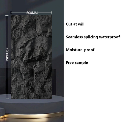 Calidad PU Stone Wall Panel Waterproof Fireproof Geometric 3D Veneer fábrica