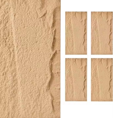 Quality Modern PU Stone Wall Panel Waterproof Fireproof 20-60mm Thickness factory