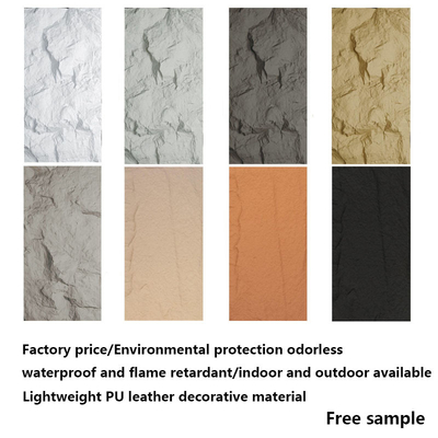 Qualité Modern PU Stone Wall Panel Waterproof Fireproof Exterior usine