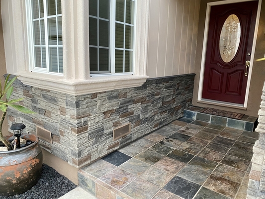 Qualité Modern PU Stone Wall Panel Waterproof Fireproof Outdoor Decoration usine