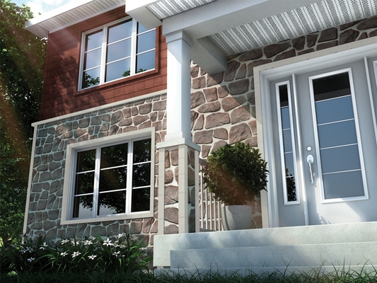 Qualità Modern Waterproof PU Faux Stone Wall Panels for Exterior Decoration fabbrica