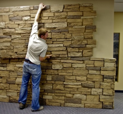 Qualité Modern PU Stone Wall Panels Waterproof Fireproof 5-Year Warranty usine