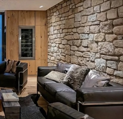 Ποιότητα Fireproof PU Stone Wall Panel 3D Geometric Waterproof Exterior Decoration εργοστάσιο