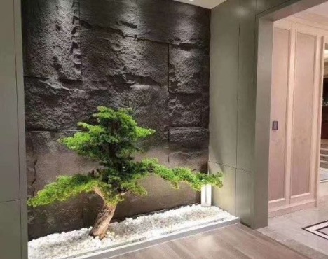 Качество Modern 3D Fireproof PU Stone Wall Panels Waterproof Exterior Decoration Фабрика