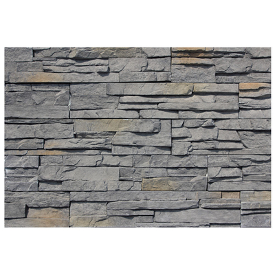 Качество Custom PU Faux Stone Tiles Waterproof Lightweight 2400x600mm Фабрика