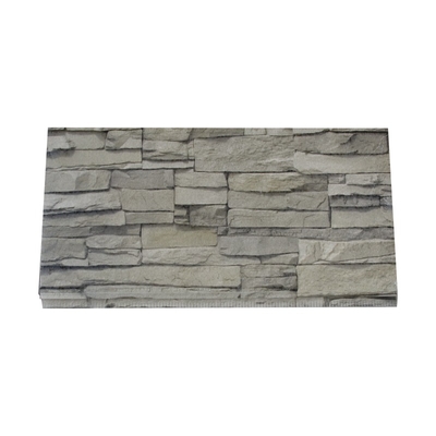 Качество Custom PU Faux Stone Tiles Waterproof Lightweight 2400x600mm Фабрика