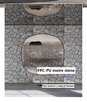Качество Modern PU Stone Wall Panel 3D Waterproof Indoor Outdoor Фабрика