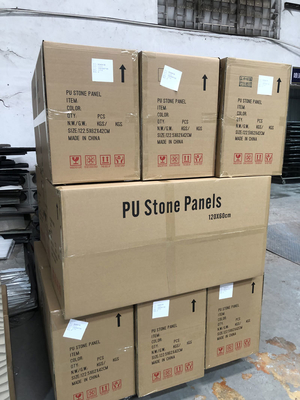 Качество Modern PU Stone Wall Panel 3D Waterproof Indoor Outdoor Фабрика