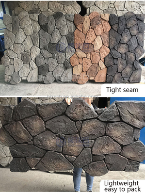 Quality Antimicrobial PU Stone Wall Paneling Waterproof Modern Design factory