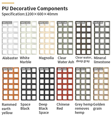 Qualità Custom PU Stone Panels Waterproof Modern Geometric Wall Tiles fabbrica