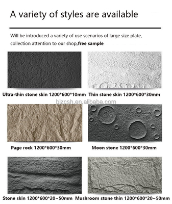 Quality PU Faux Stone Wall Panel Waterproof Modern Geometric Design factory