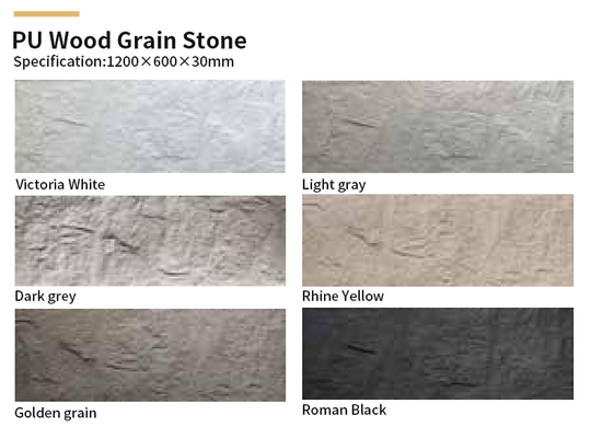 Качество Custom WPC PU Stone Wall Panel Waterproof Fireproof Modern Design Фабрика