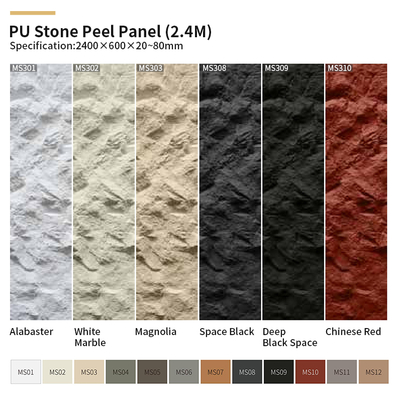 Качество Custom WPC PU Stone Wall Panel Waterproof Fireproof Modern Design Фабрика