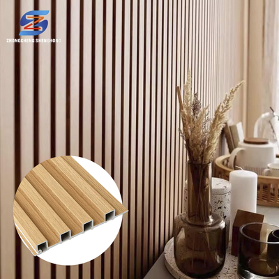 Качество Modern PS Wall Panel 2400x122mm Fireproof Waterproof for Indoor Decoration Фабрика