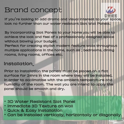 Ποιότητα Modern PS Wall Panel Waterproof Fireproof B1 for Indoor Outdoor Decoration εργοστάσιο