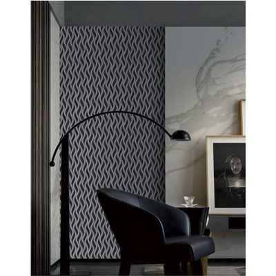 Kwaliteit Modern Acoustic PS Wall Panel Waterproof MDF Wooden Slat fabriek