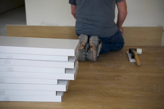Качество Waterproof SPC Flooring Vinyl Tiles 4mm-7mm Thickness Click Lock Фабрика