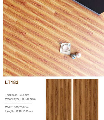 Качество Waterproof SPC Flooring 4-8.5mm Click Lock PVC Vinyl for Commercial Use Фабрика